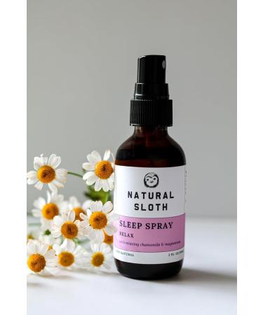 Relax Magnesium Sleep Spray - Non-Toxic | Magnesium | Made with Organic Ingredients | Plant-Based | Scented With Only Pure Essential Oils | 2 Fl Oz - Buy Online on GoSupps.com