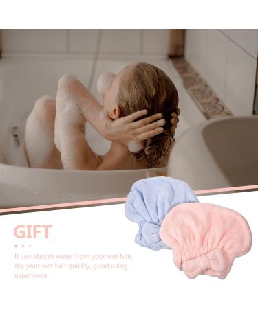 MAGICLULU 6 Pcs Coral Fleece Dry Hair Hat Hats for Women Scrunchies for Girls Quick Dry Hair Pumpkin Accessories Washing Caps Coral Fleece Hair Dry Hat Miss Elasticity Hair Ring - Buy Online on GoSupps.com