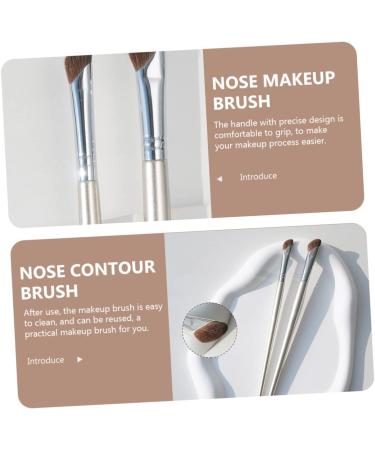 BELLIFFY 4pcs Nose Shadow Brush Concealer Brush under Eye Makeup Accessory Eye Shadow Brush Artificial Fiber - Buy Online on GoSupps.com
