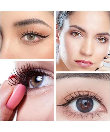 Reusable False Eyelashes Artificial Fiber Fake Eyelashes Self Adhesive Fake Lashes for Women - Buy Online on GoSupps.com