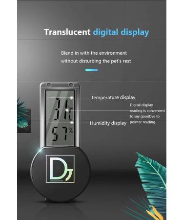 WANGCL Reptile Electronic Hygrometer Thermometer Waterproof Real-time Lizard Crawler Box Rainforest Tanks Humidity Temperature Monitor with Built-in Sensor - Buy Online on GoSupps.com