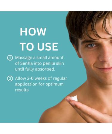 Man1 Senfla Penile Sensitivity Cream - Dermatologist Approved Soothing Formula for Enhanced Sensation - 4oz - Buy Online on GoSupps.com