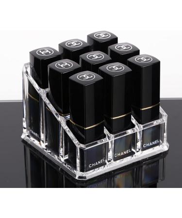 NC Pack of 2 Brush Holders & Lipstick Organizer - Transparent Acrylic Cosmetic Storage for Makeup Brushes & Lipsticks - Ideal for International Shipping - Buy Online on GoSupps.com