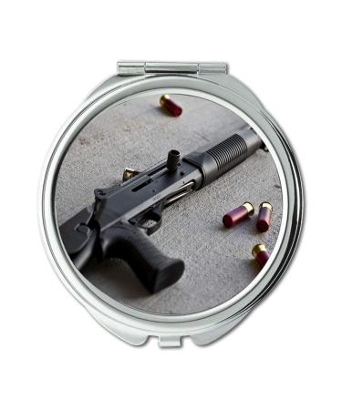 YENDOSTEEN Mirror Compact Mirror pistol ammo Round Mirror new gun pocket mirror portable mirror