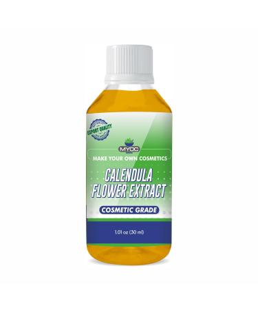 MYOC Extrait liquide de fleur de calendula | Ingredient botanique de qualit cosm tique | Non comestible | Extrait d'herbe pour soins de la peau et des cheveux DIY | 30 ml Calendula 30 ml (Lot de 1)
