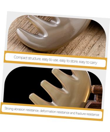 Tovinanna F nfahn Massagekamm - Broad Tooth Hair Comb & Gua Sha Tool for Scalp Massage | 8.5x5.5cm | Acupuncture Point Massage Comb - Buy Online on GoSupps.com