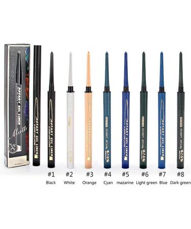 miduoidn Eyeliner Pens Waterproof Rotatable Quick-dry Eye Liner Pencils Smudge-proof Beauty Make Up Cosmetics for Professional Cyan - Buy Online on GoSupps.com