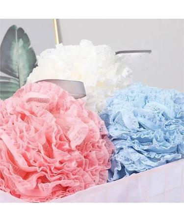 Bath Sponges for Adults Bath Sponge Mesh Pouf Bath Sponge Foam Loofah Sponge (Size : Pink) - Buy Online on GoSupps.com