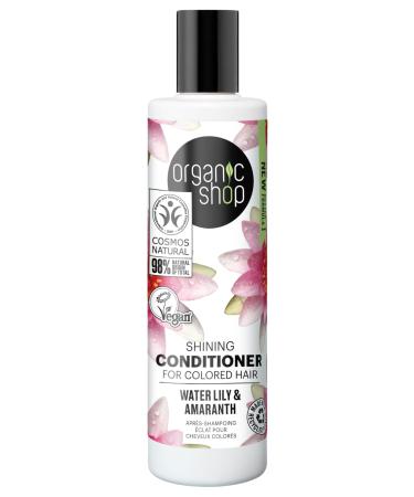 Organic Shop Apr s-shampoing brillant pour cheveux color s n nuphar et amarante (280 ml) Apr s-shampoing 280 ml (Lot de 1)