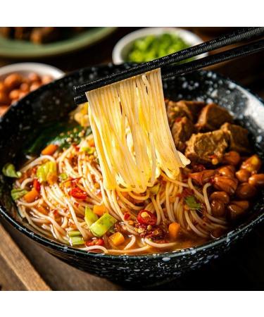 Crossing the bridge noodles healthy breakfast noodles hot and sour noodles Luosi noodle multi-flavor noodles instant rice noodles (spicy 20bags) spicy 20bags - Buy Online on GoSupps.com