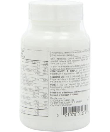 Source Naturals Coenzymate B Complex - Orange Flavored Lozenges (60 Count) | Energy & Mood Support - Buy Online on GoSupps.com