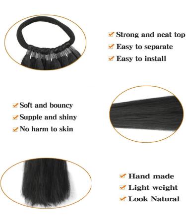 32inch Long Braid Ponytail Extension with Elastic Tie Sleek Straight Braids Ponytail Natural Soft Synthetic Hairpiece for Women Girls (#1B 32INCH/80CM) 32INCH/80CM #1B - Buy Online on GoSupps.com