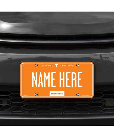 Tennessee Volunteers Personalized Metal Auto Tag - NCAA Licensed 8.5 x 11 for Truck/Car/SUV - Buy Online on GoSupps.com