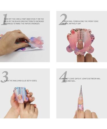 120 Butterfly Nail Stencils - Self-Adhesive Colorful Templates for Gel Nails & Extensions - International Shipping - Buy Online on GoSupps.com