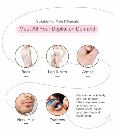 Crystal Hair Removal Eraser | Painless Hair Remover for Men and Women | Suitable for Legs, Arms, Back | Magic Hair Removal Device | Pink - Buy Online on GoSupps.com