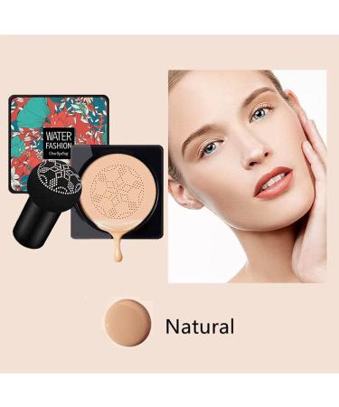 Natural Color Mushroom Head Air Cushion BB Cream Concealer Lasting Nude Makeup Moisturizing Brightening Pigment CC Liquid Foundation Even Skin Tone Makeup Base - Buy Online on GoSupps.com