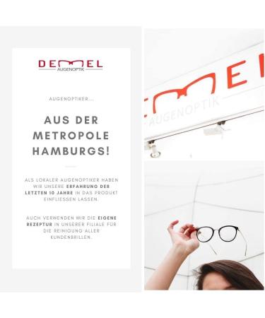 Buy Free View Glasses Bath (Red) Set - Includes 50ml Cleaner & Microfiber Cloth | Optician Quality Glasses Cleaning Device for All Glasses - Buy Online on GoSupps.com