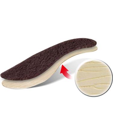 Buy Kaps Lambswool Winter Insoles | Warm & Cozy Boot/Shoe Inserts for Men & Women | Size US 8 / EUR 39 - Buy Online on GoSupps.com