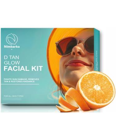 BEMT D Tan Glow Facial Kit Natural Skincare Facial Treatment for All Skin Types | Brightening Hydrating Exfoliating and Glow-Enhancing Face Pack 60g
