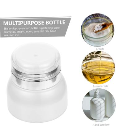minkissy Cream Cosmetic Sample Containers Lotion Containers Acrylic Bottle for Cream Pressing Sub Container Press-type Container Lotion Jar Round Essence Acrylic Acid Travel - Buy Online on GoSupps.com