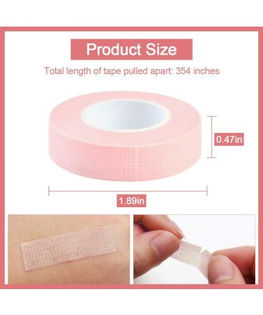 Buy Kalolary Pink Eyelash Tape - 5 Rolls Eyelash Extension Isolation Adhesive (0.5 inch x 10 yards) - Best Tools for Lash Extensions - Buy Online on GoSupps.com