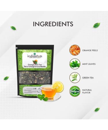 Orange Mint Tea | India's Original Tea (50 cups) | Detoxifies Body and Helps boost Vitamn C - Buy Online on GoSupps.com