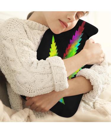 Shop Colorful 2L Hot Water Bottle with Fluffy Cover | Cozy Relief for Pain in Back Neck & Shoulders - Buy Online on GoSupps.com