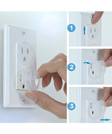 24 Pack Baby Proofing Outlet Covers - Shock Prevention, Easy Installation, Safe & Secure Plastic Plug Covers - Buy Online on GoSupps.com