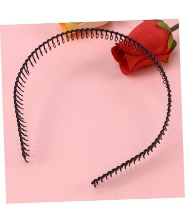 FRCOLOR Hair Band for Men Mens Headbands Princess Dresses for Girls Hair Jewels for Women Hair Accessories for Black Scrunchies Hair Bands Metal Teeth Comb Hair Piece Man Running - Buy Online on GoSupps.com