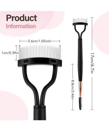 Buy Cobee 2 Head Eyebrow Eyelash Shaper - Foldable Lash Separator & Comb Applicator Brush 2 Pack for Perfect Lashes & Groomed Brows | International Shipping - Buy Online on GoSupps.com