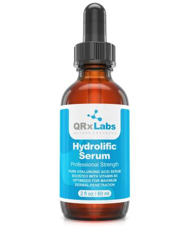 Hydrolific Serum - Ultra Pure Hyaluronic Acid Serum Boosted with Vitamin B5 (Large 2 oz)   Formulated to Maximize Dermal Penetration and Provide Long-Lasting Hydration   Best Skin Moisturizing Serum