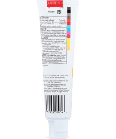 Burt's Bees Kids Fluoride Toothpaste - Fruit Fusion 4.2 oz - Buy Online on GoSupps.com