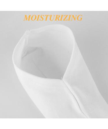 3 Pairs Moisturizing Socks Overnight Lotion Socks for Dry Feet Cotton Moisture Enhancing Socks Spa Socks for Cracked Heel Repair Cosmetic Moisturizing Socks for Women and Men White - Buy Online on GoSupps.com