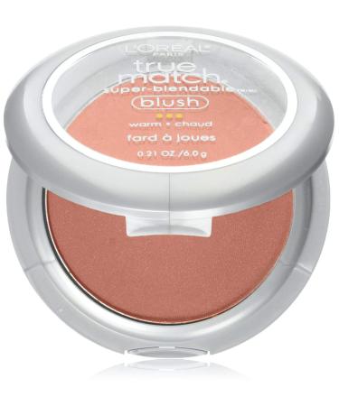 L'Oreal True Match Super-Blendable Blush  W3-4 Barely Blushing .21 oz (6 g)