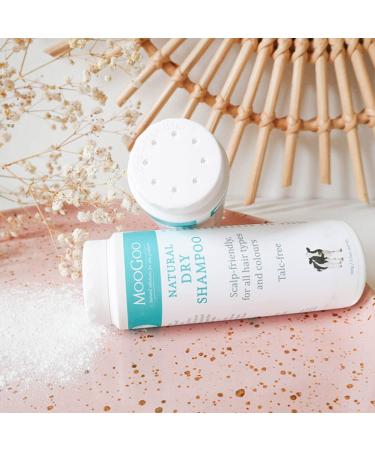 MooGoo Dry Shampoo | Waterless Cleansing Powder for All Hair Types | Vegan Cruelty-Free Talc-Free & Volumizing - Buy Online on GoSupps.com