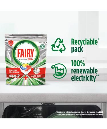 Fairy Platinum Plus Dishwasher 21 Tablets Lemon - Buy Online on GoSupps.com