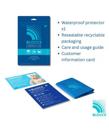 Bloccs Waterproof PICC Line Cover - XS Child Size | Midline Elbow Protector for Swimming, Showering, Bathing - Watertight Protection - Buy Online on GoSupps.com