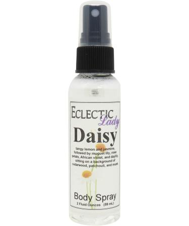 Daisy Body Spray 2 ounces Body Mist for Women with Clean Light & Gentle Fragrance Long Lasting Perfume with Comforting Scent for Men & Women Cologne with Soft Subtle Aroma For Daily Use 2 Fluid Ounces