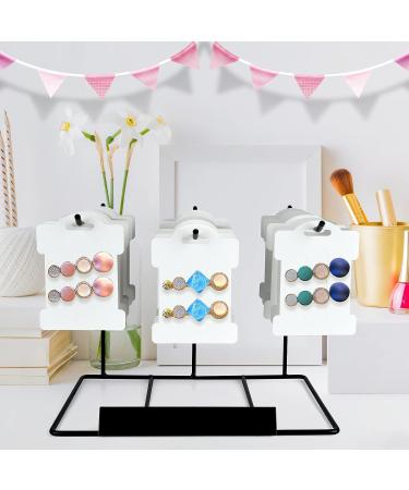 200 PCS Hair Clip Bow Display Cards - Hair Barrettes Jewelry Holder for Accessories - 4 x 3 Inches (White) - Buy Online on GoSupps.com