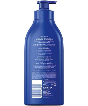 Nivea Rich Body Milk 625ml 4-Pack | 48H Moisturizer Lotion with 5-in-1 Formula Almond Oil & Vitamin E for Dry Skin  - Buy Online on GoSupps.com