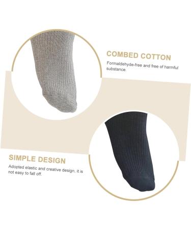 GLEAVI 5 Pairs Diabetic Care & Maternity Socks - Extra Wide, Elastic, Non-Binding Crew Socks for Swollen Feet Women - Combed Cotton, Nursing & Sports Stack Socks - Buy Online on GoSupps.com