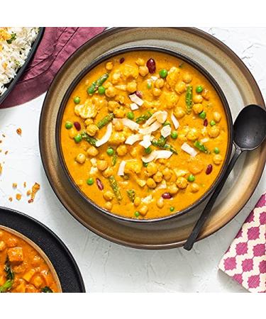 Patak's Vegetarian Meals 10.05oz Variety Pack - Butter Chickpeas, Veggie Korma, Lentil & Tikka Masala - Ready to Heat in 90 Seconds - Pack of 6 - Buy Online on GoSupps.com