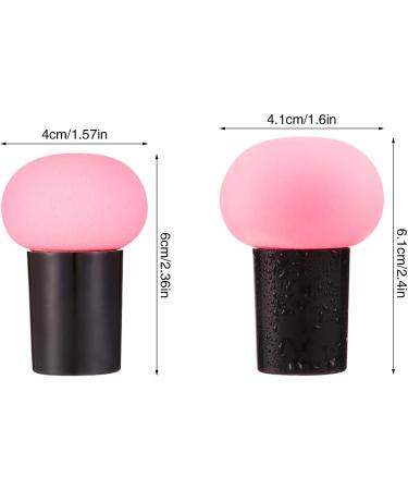 upain 4+1Pcs Makeup Sponges and Contour Brush and with A Mushroom Powder Puffs Foundation Blending Sponge Latex-free Professional Beauty Blending Sponge for Dry or Wet Use - Buy Online on GoSupps.com