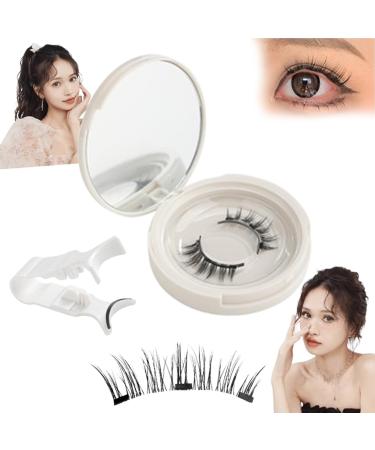 Enjuvie Magnetic Eyelashes DOLCELOVE Magnetic Eyelashes DALAREY Magnetic Lashes Reusable Self-Adhesive Eyelashes Natural Look 3D Natural Look False Lashes Self Adhesive Eyelashes. (06) 12