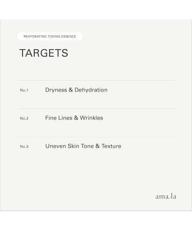Amala Rehydrating Toning Essence - Hyaluronic Acid Vitamin C & Chia Seed Oil | Natural Anti-Aging Toner & Essence (100ml) - Shop Internationally - Buy Online on GoSupps.com