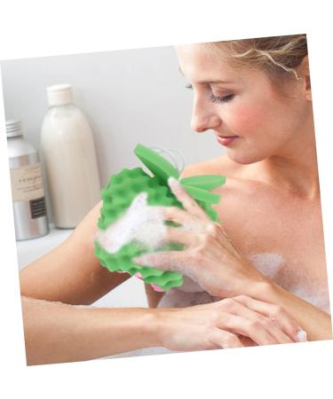 Hemoton 2pcs Infant Bath Sponge Set for Kids | Baby Bath Loofah Scrubber with Cartoon Design | Face Wash and Oil Absorbing Sponge | Faucet Net Included - Buy Online on GoSupps.com