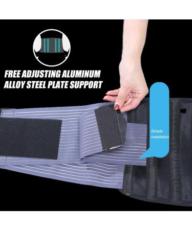 Breathable Unisex Lumbar Support Belt - Adjustable XXL Lower Back Bandage for Pain Relief & Spine Decompression - Buy Online on GoSupps.com