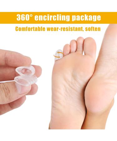 30pcs Clear Silicone Anti-Friction Toe Protectors for Shoes - Breathable Toe Covers for Women and Men - Buy Online on GoSupps.com