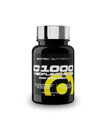 Scitec Nutrition C 1000 + Bioflavonoids Compl ment alimentaire sous forme de g lule avec vitamine C extrait de cynorhodon et bioflavono des 100 g lules