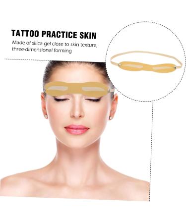 Housoutil 30 pcs Beginner Eyebrow Skin Practice Fake Silicone for Headband Professional Supply - Buy Online on GoSupps.com